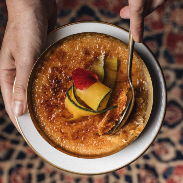 CREME BRULÉ DE DOCE DE LEITE COM ABÓBORA